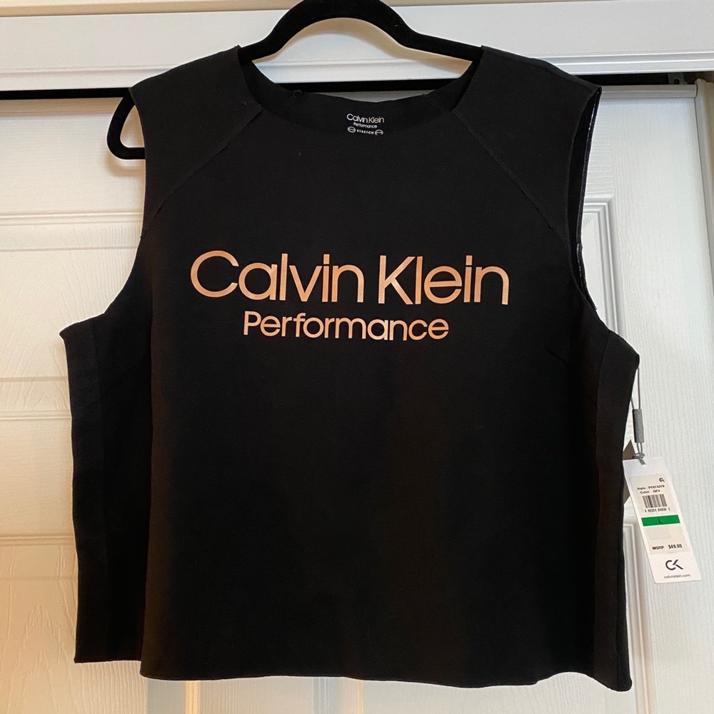 CK workout top NWT
